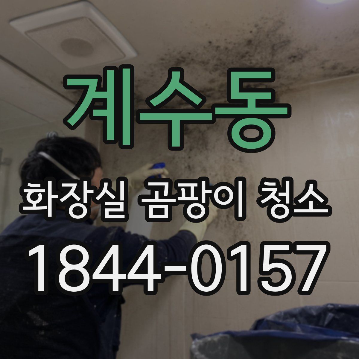 계수동 화장실 곰팡이 청소
