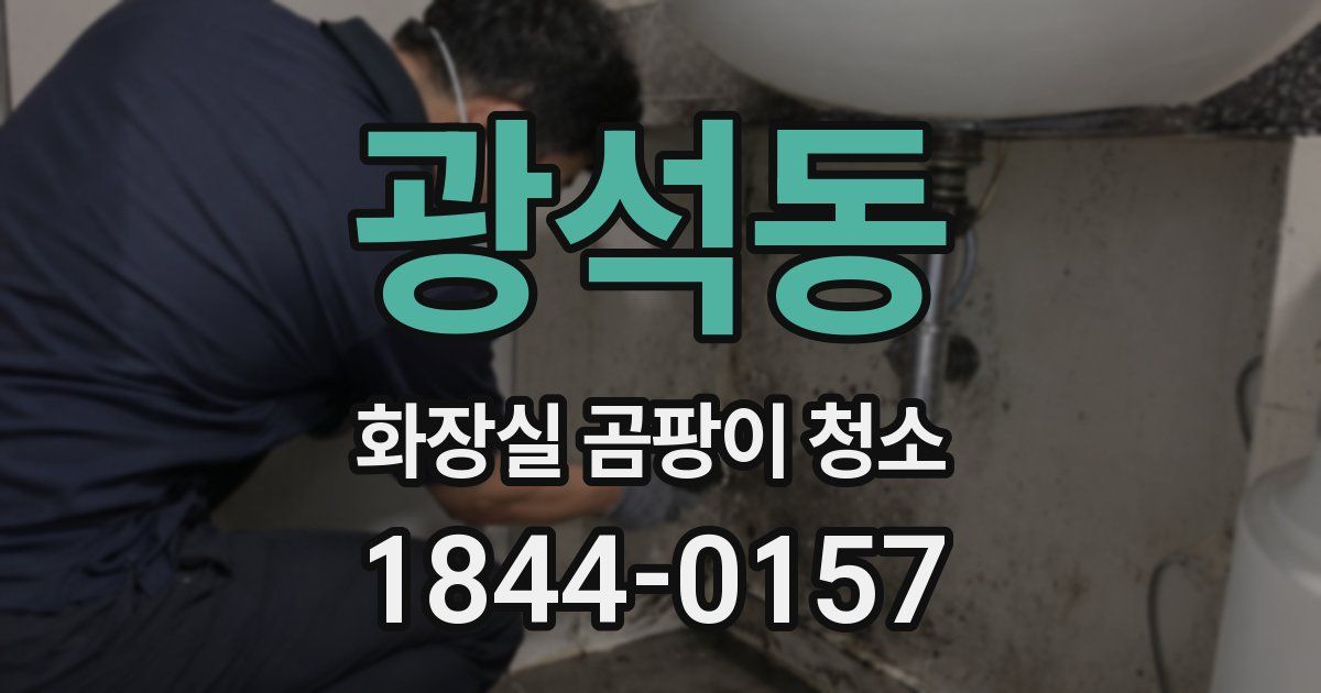 광석동 화장실 곰팡이 청소