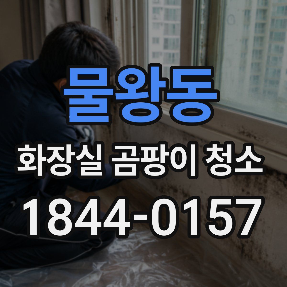 물왕동 화장실 곰팡이 청소