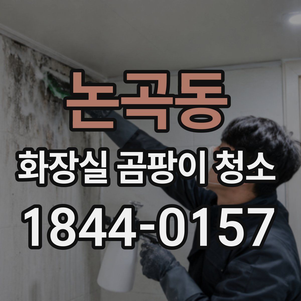 논곡동 화장실 곰팡이 청소