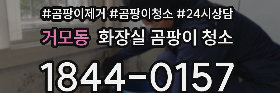거모동 화장실 곰팡이 청소