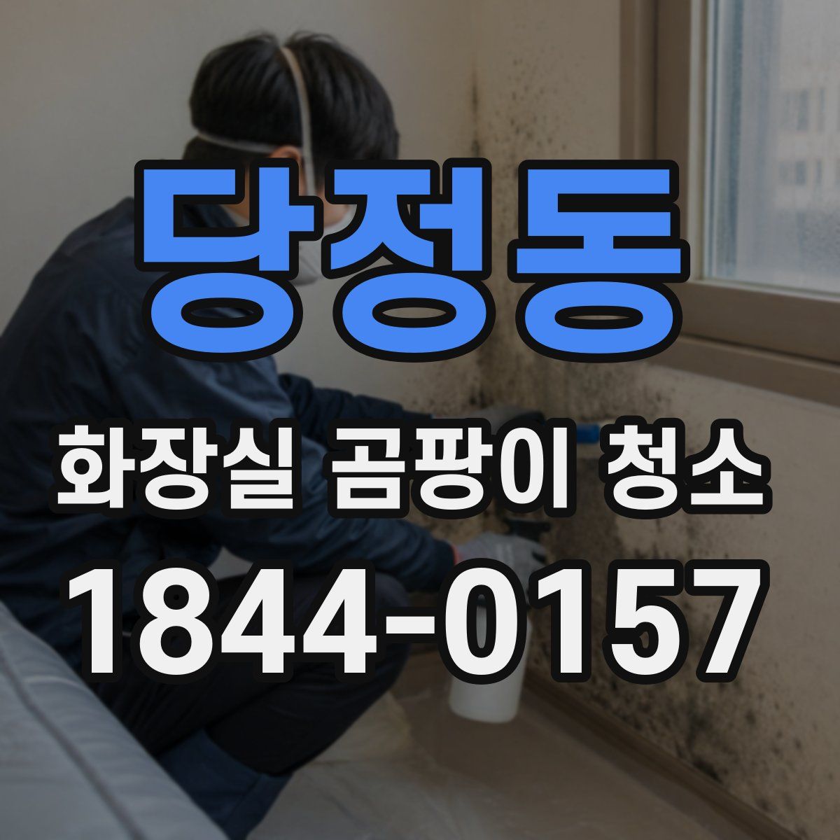 당정동 화장실 곰팡이 청소