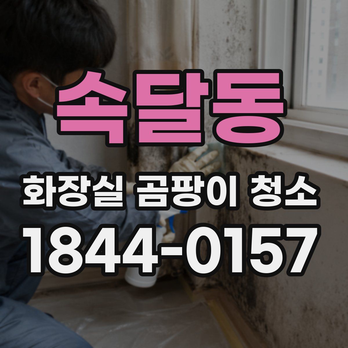 속달동 화장실 곰팡이 청소