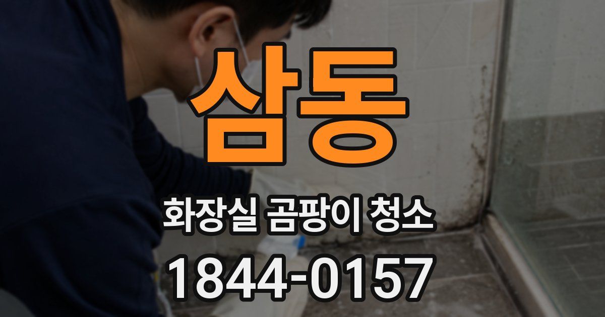 삼동 화장실 곰팡이 청소