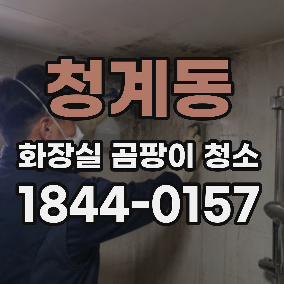 청계동 화장실 곰팡이 청소