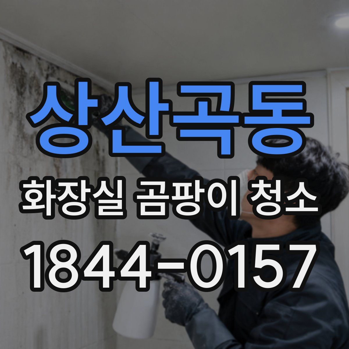 상산곡동 화장실 곰팡이 청소