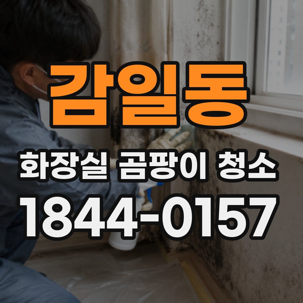 감일동 화장실 곰팡이 청소