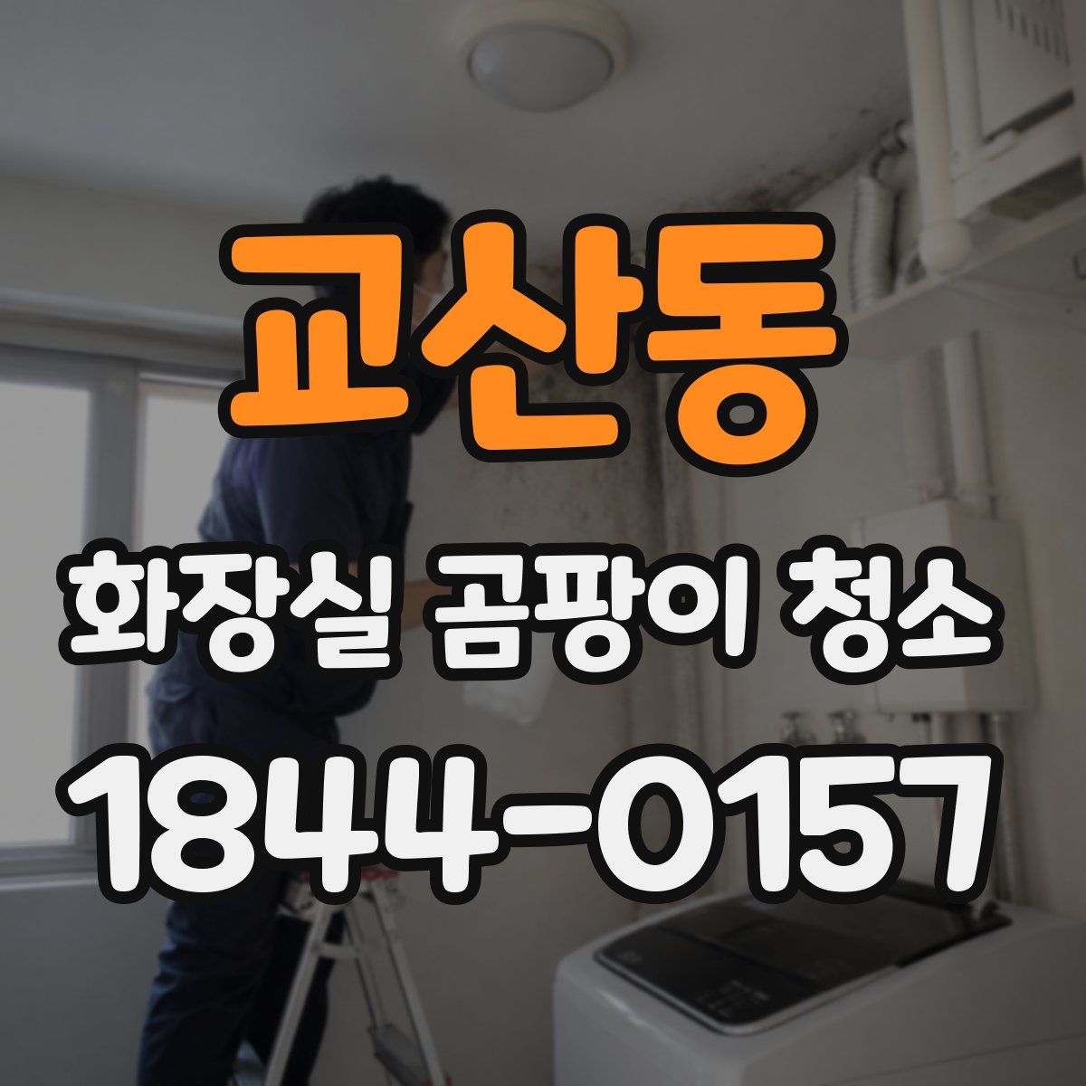 교산동 화장실 곰팡이 청소