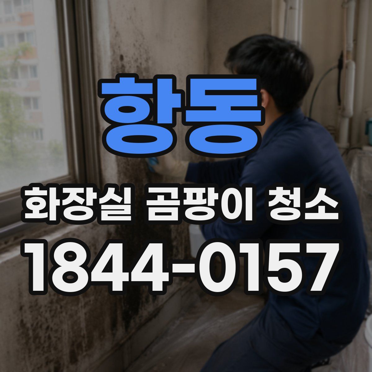 항동 화장실 곰팡이 청소