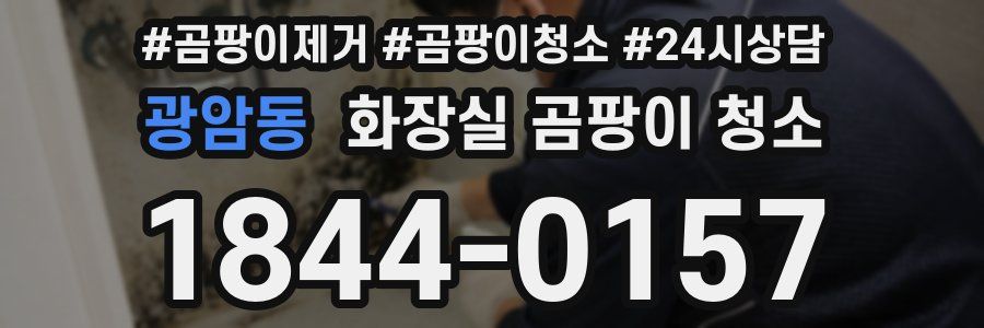 광암동 화장실 곰팡이 청소