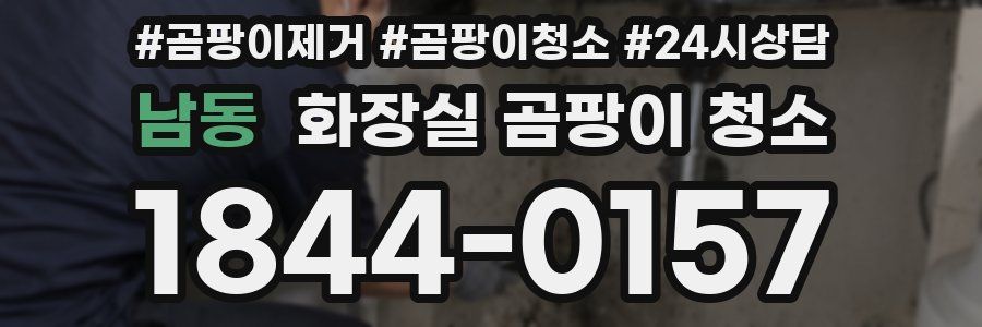 남동 화장실 곰팡이 청소