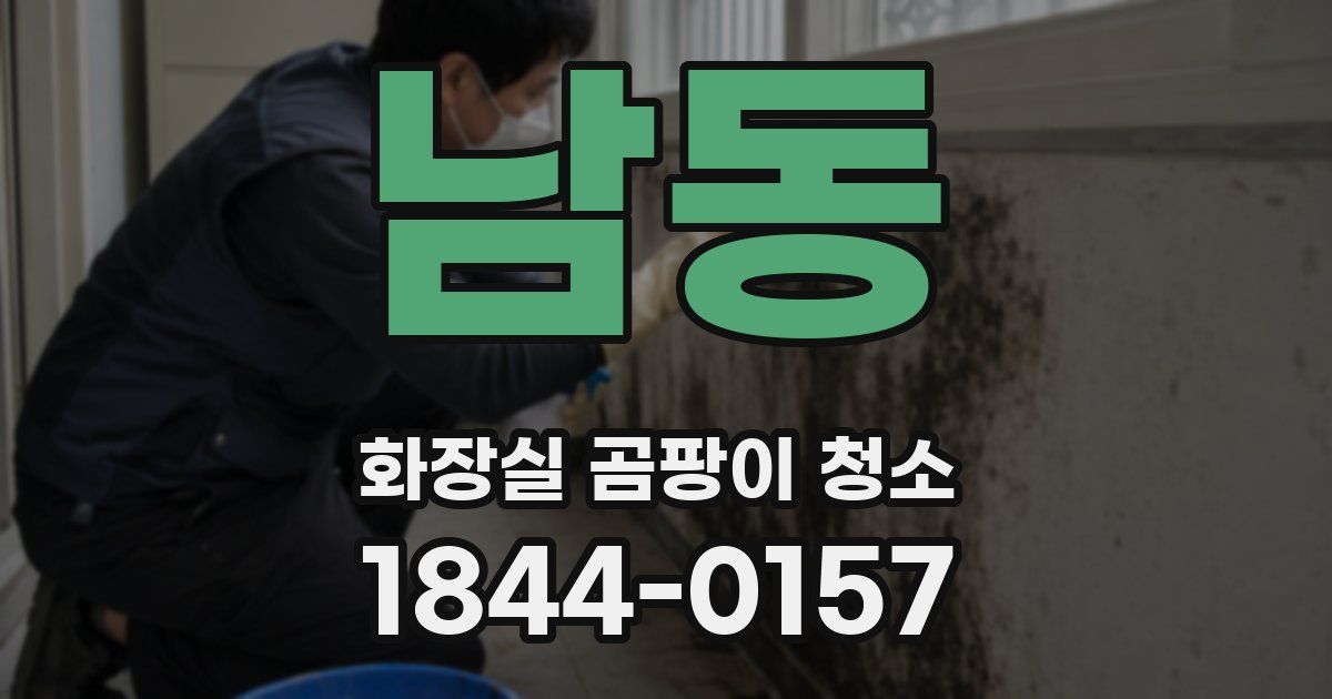 남동 화장실 곰팡이 청소