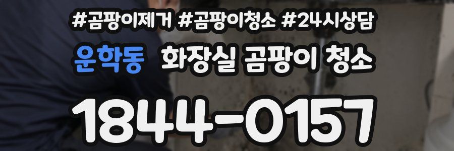 운학동 화장실 곰팡이 청소