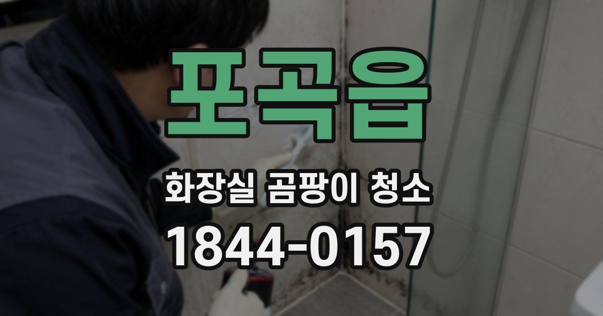 포곡읍 화장실 곰팡이 청소