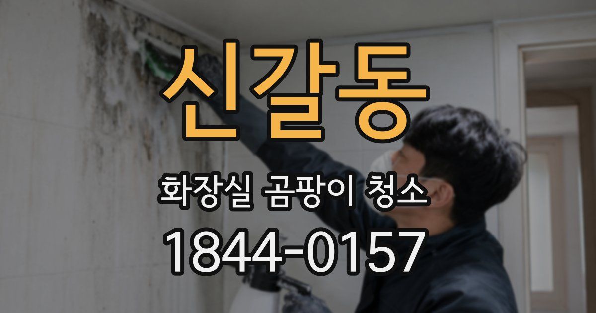 신갈동 화장실 곰팡이 청소