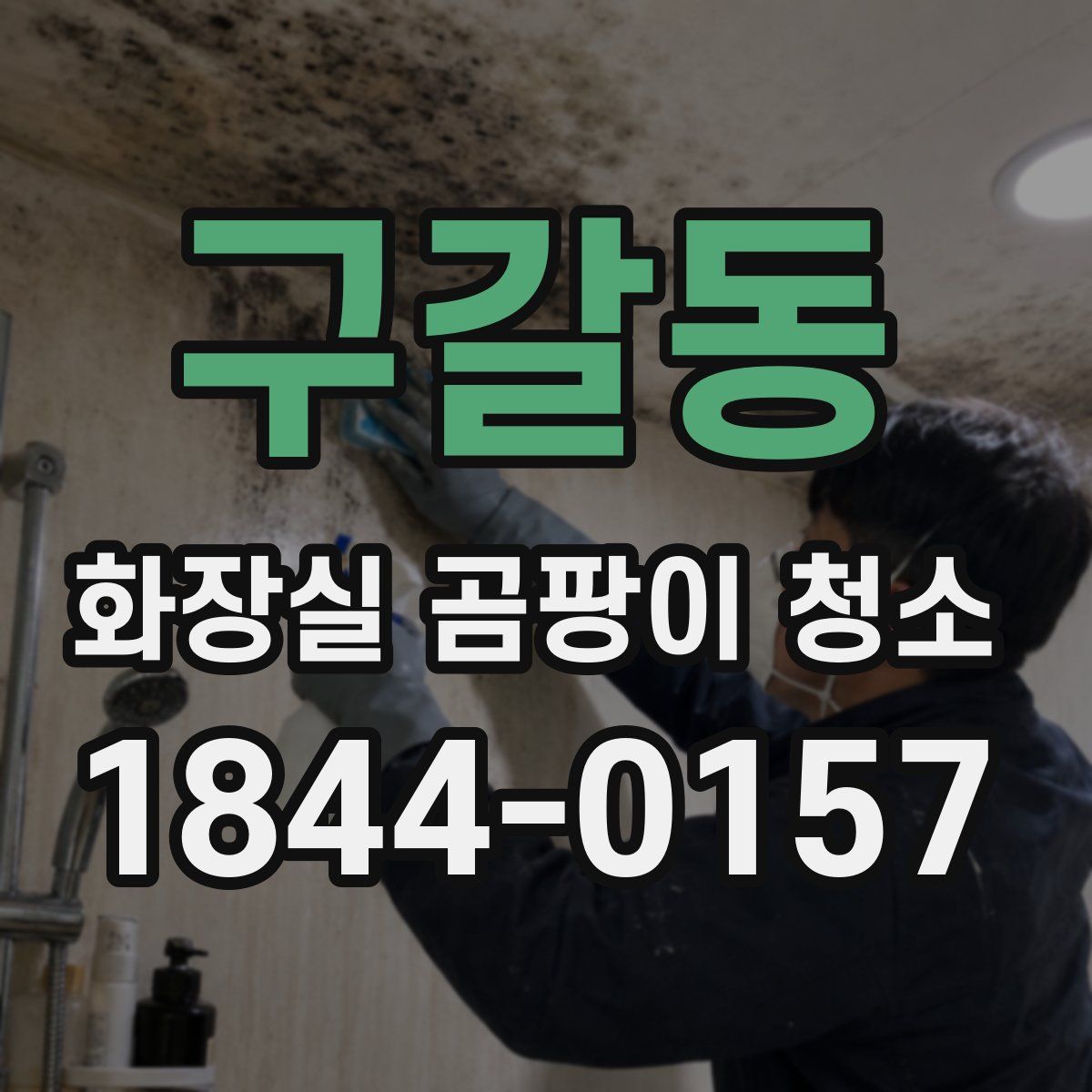 구갈동 화장실 곰팡이 청소