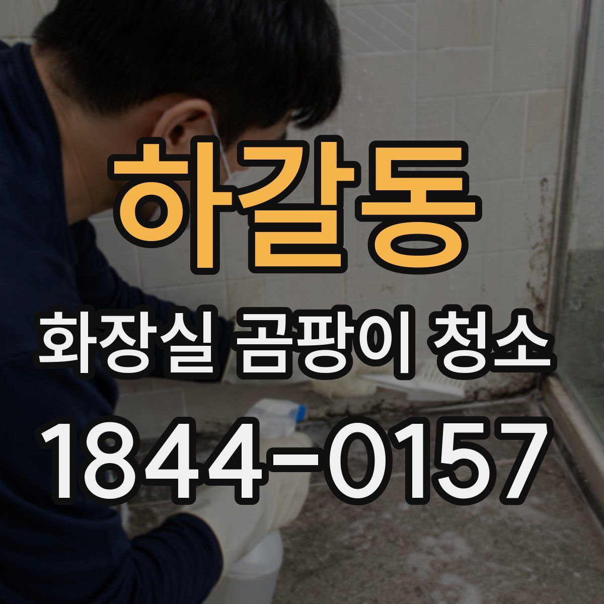 하갈동 화장실 곰팡이 청소