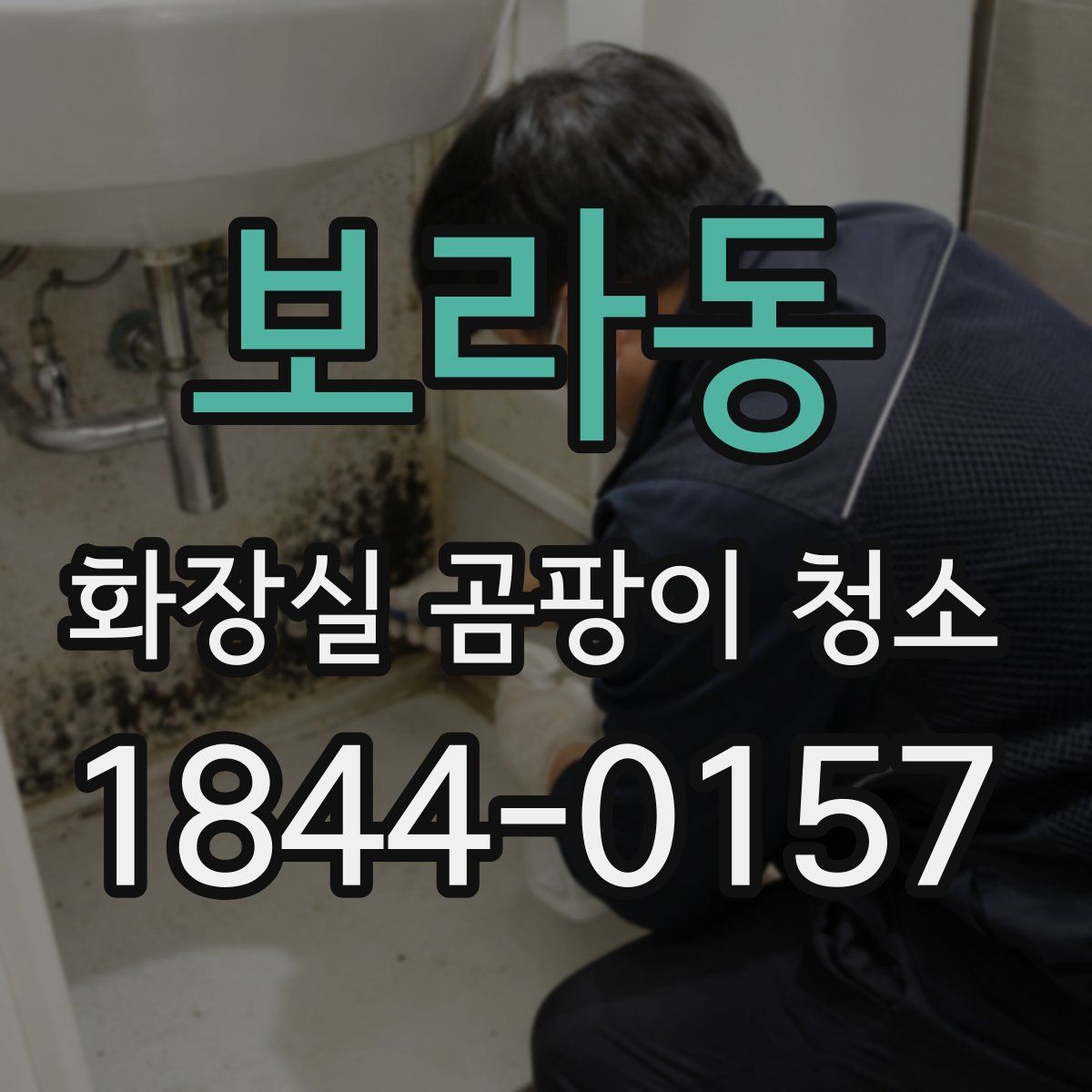 보라동 화장실 곰팡이 청소