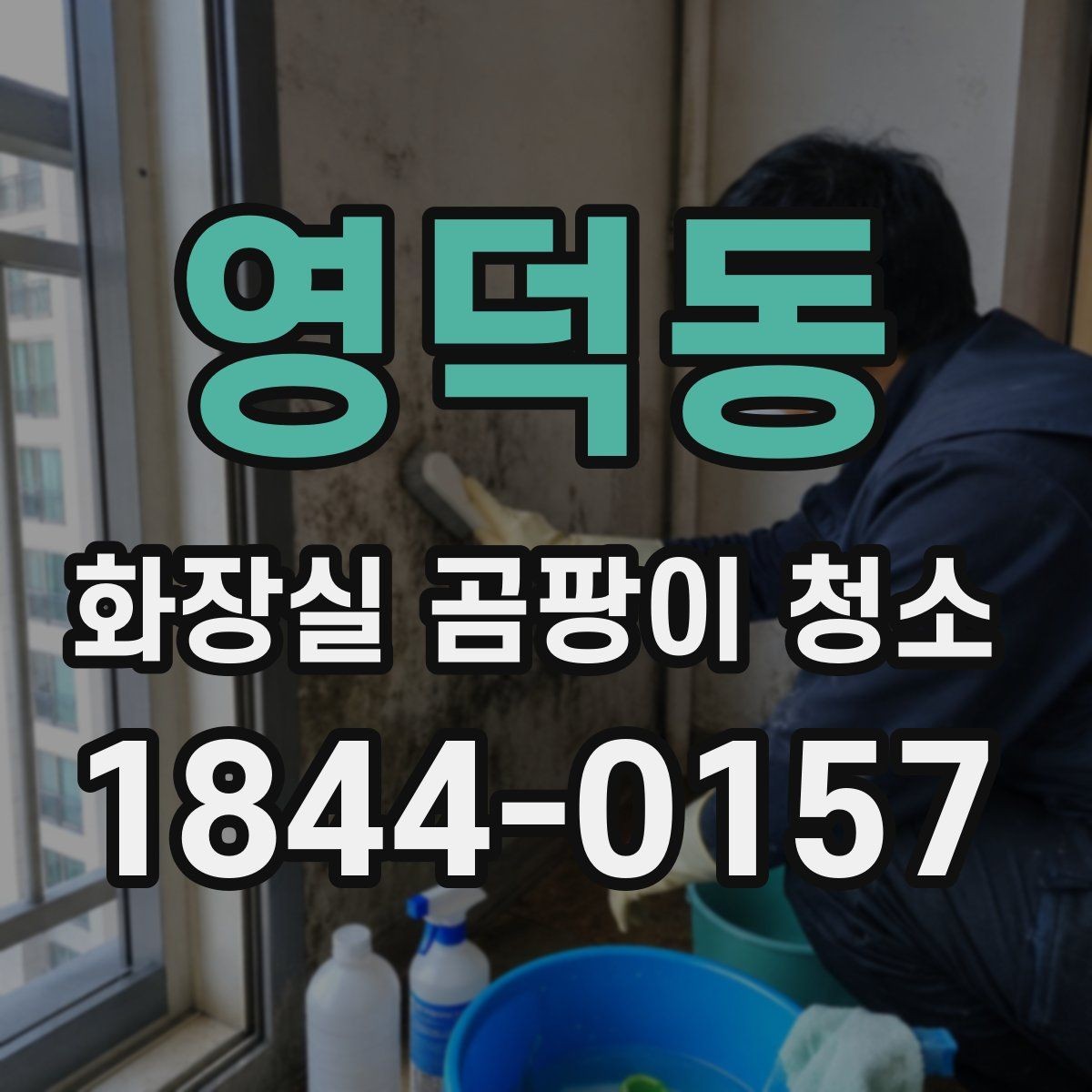 영덕동 화장실 곰팡이 청소 욕실 모서리 구간와 모서리 사각지대 점검
