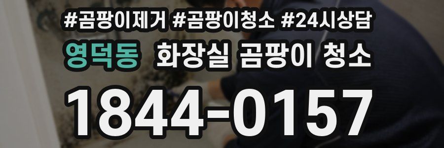 영덕동 화장실 곰팡이 청소