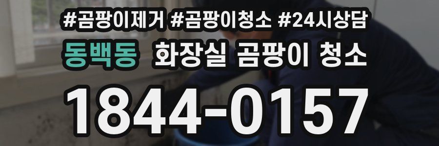 동백동 화장실 곰팡이 청소