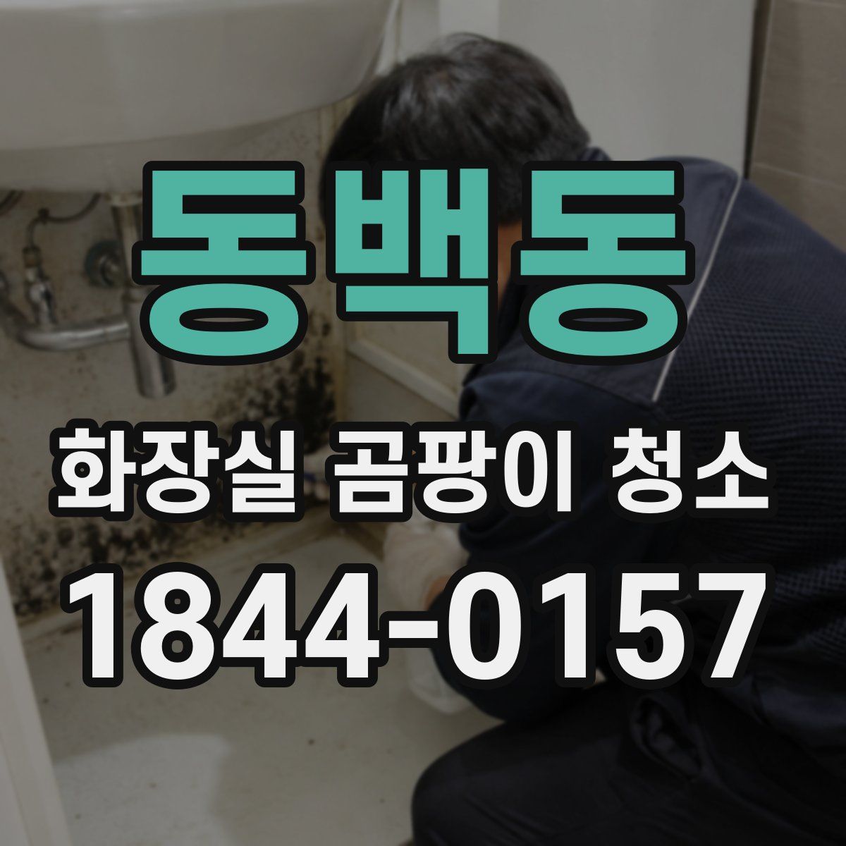 동백동 화장실 곰팡이 청소