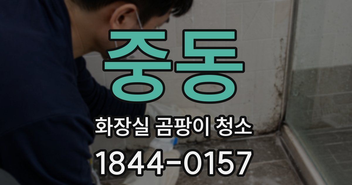 중동 화장실 곰팡이 청소