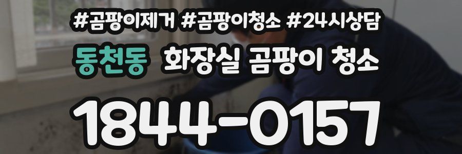 동천동 화장실 곰팡이 청소