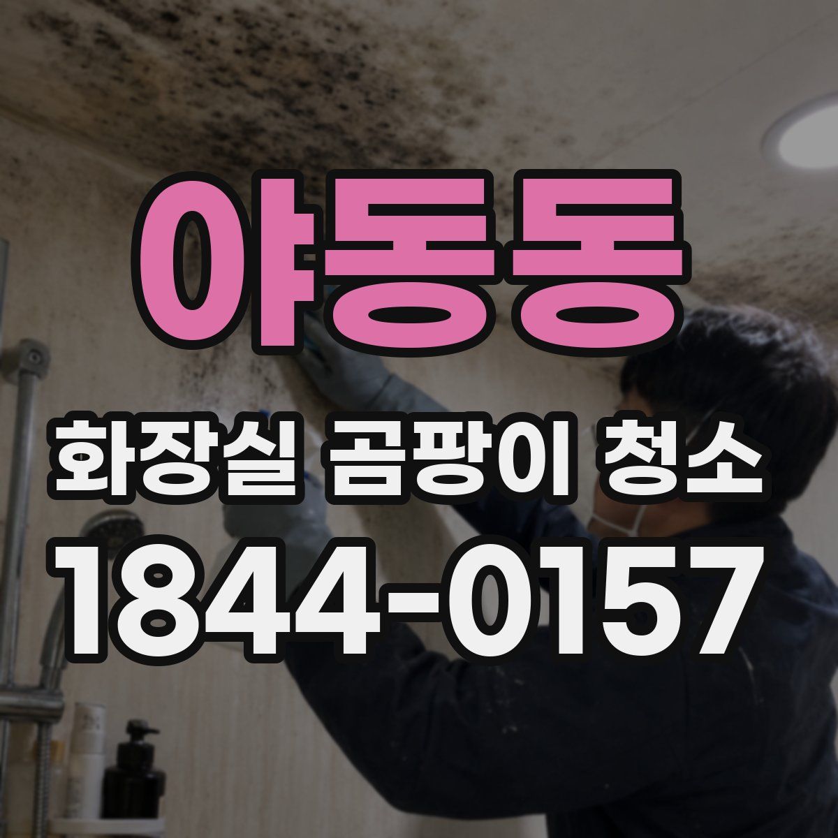 야동동 화장실 곰팡이 청소