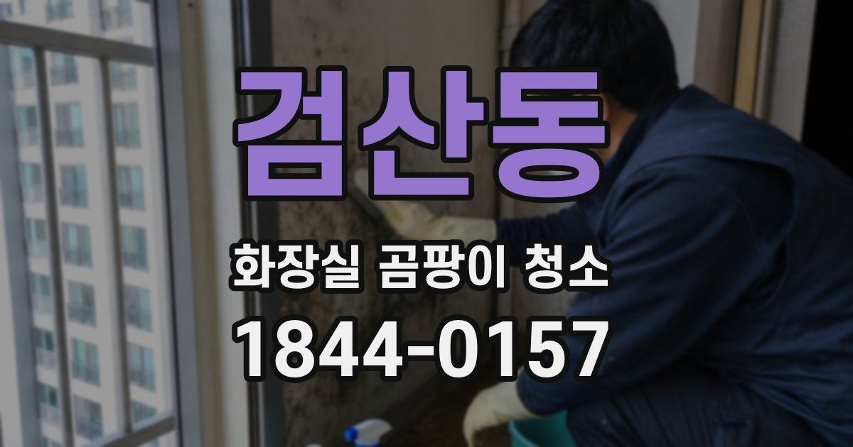 검산동 화장실 곰팡이 청소