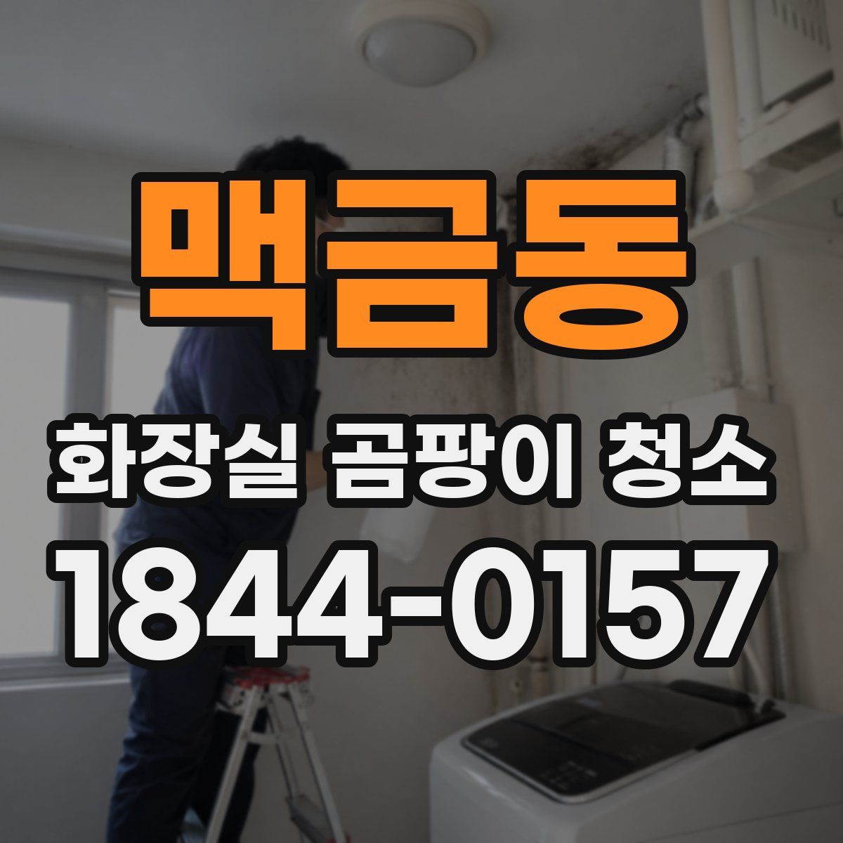 맥금동 화장실 곰팡이 청소
