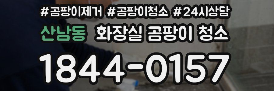 산남동 화장실 곰팡이 청소