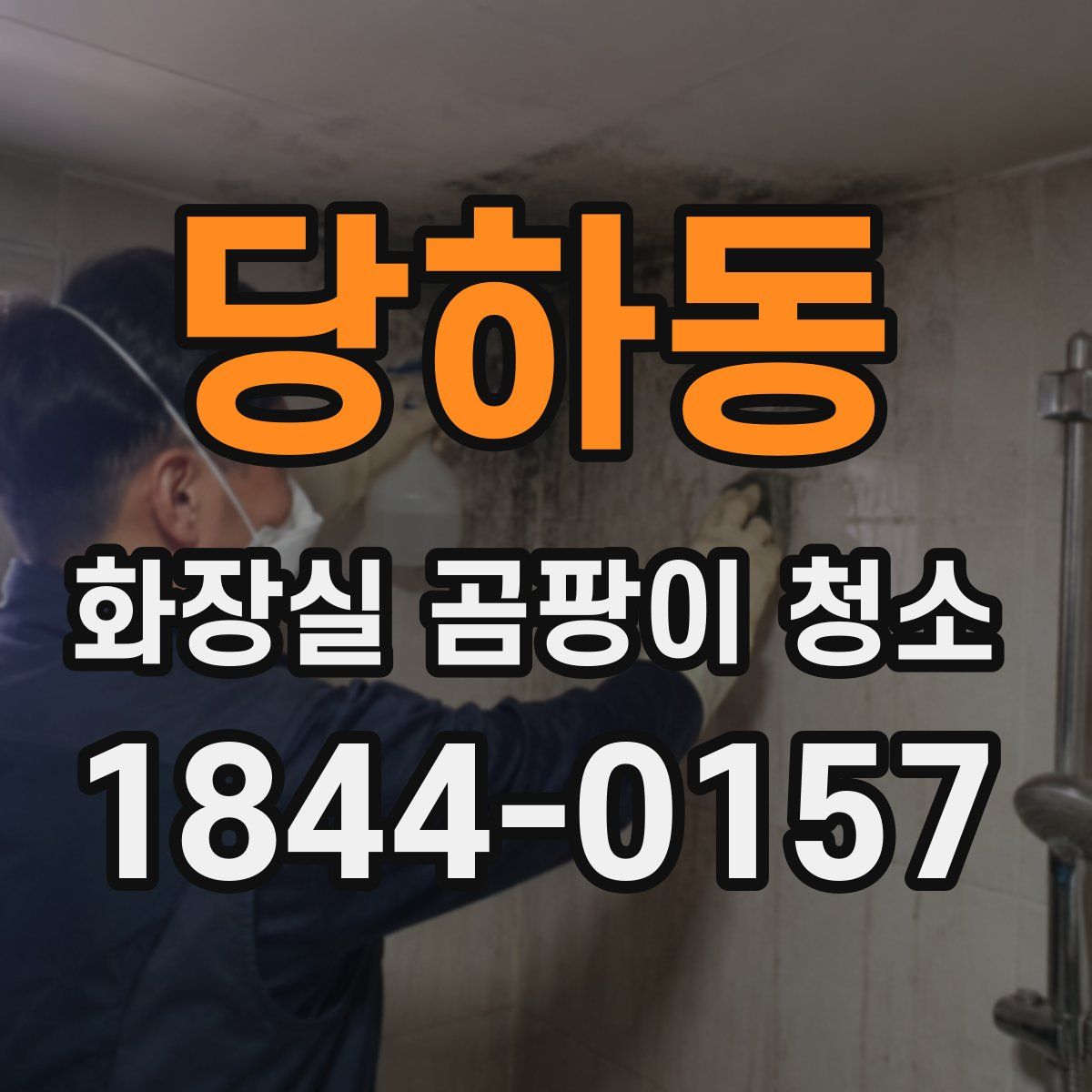 당하동 화장실 곰팡이 청소