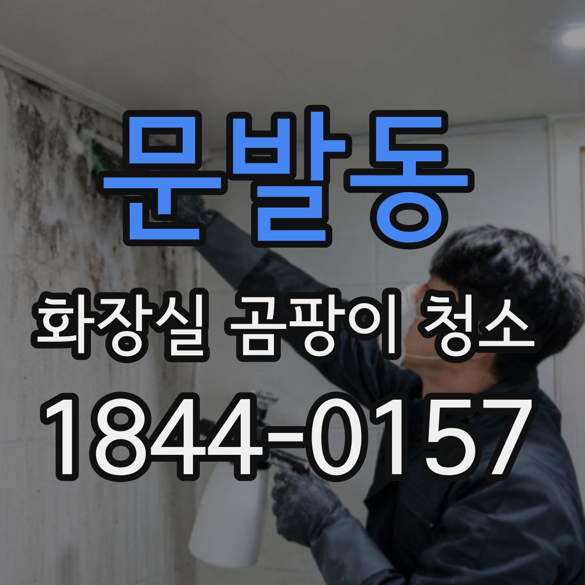 문발동 화장실 곰팡이 청소