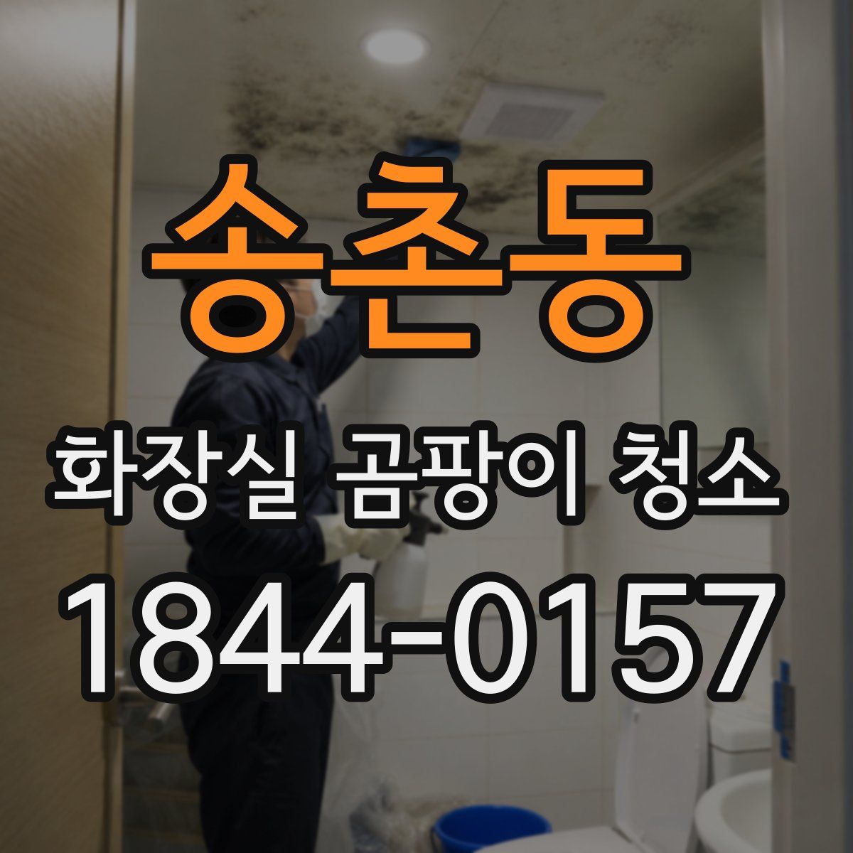 송촌동 화장실 곰팡이 청소