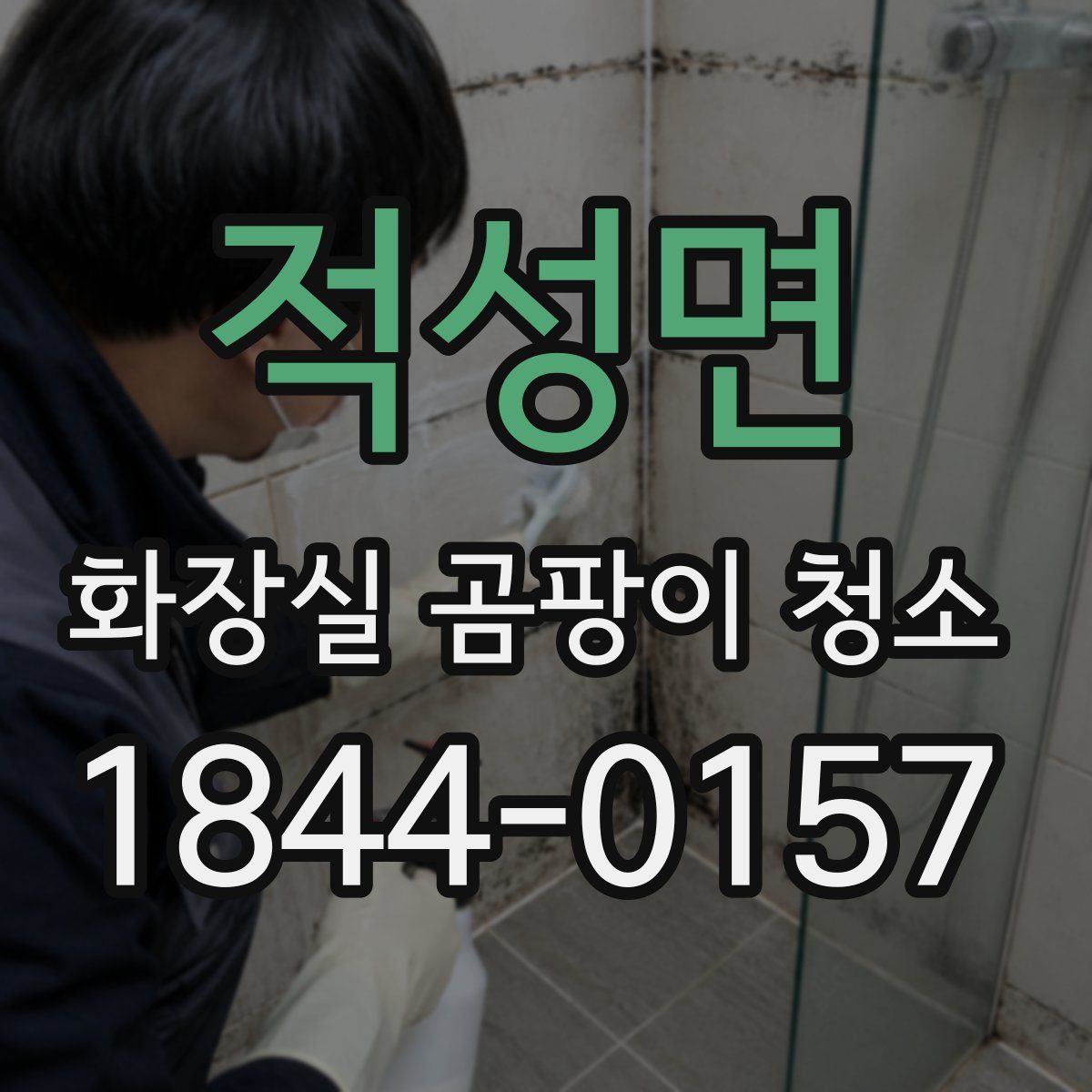 적성면 화장실 곰팡이 청소