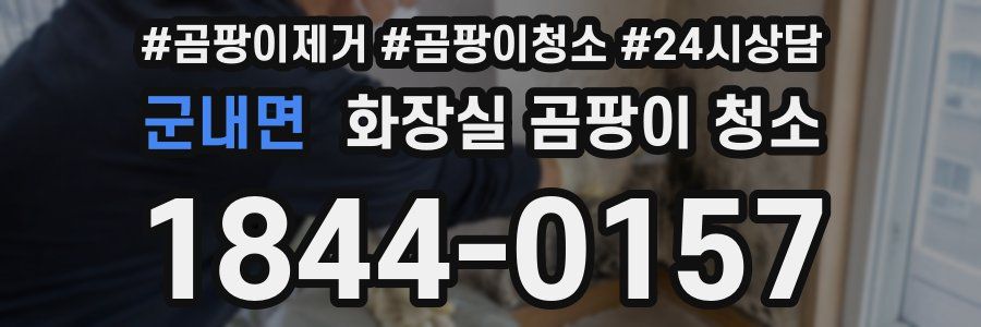 군내면 화장실 곰팡이 청소