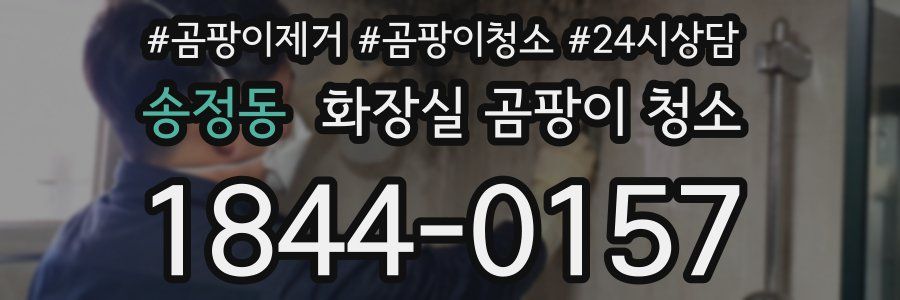 송정동 화장실 곰팡이 청소