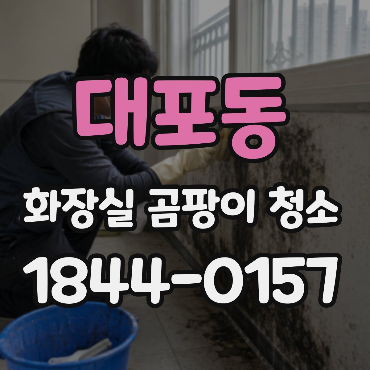 대포동 화장실 곰팡이 청소