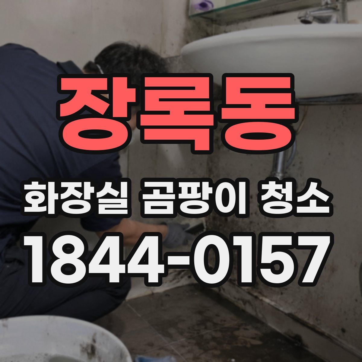 장록동 화장실 곰팡이 청소