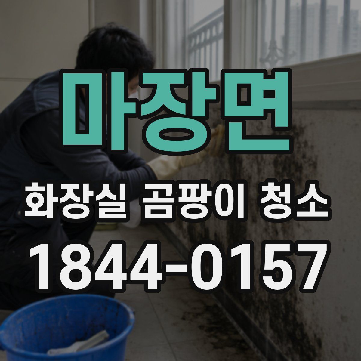 마장면 화장실 곰팡이 청소