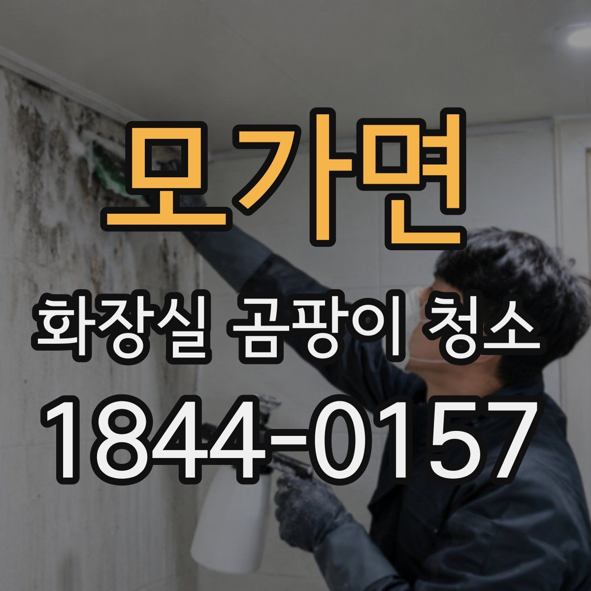 모가면 화장실 곰팡이 청소