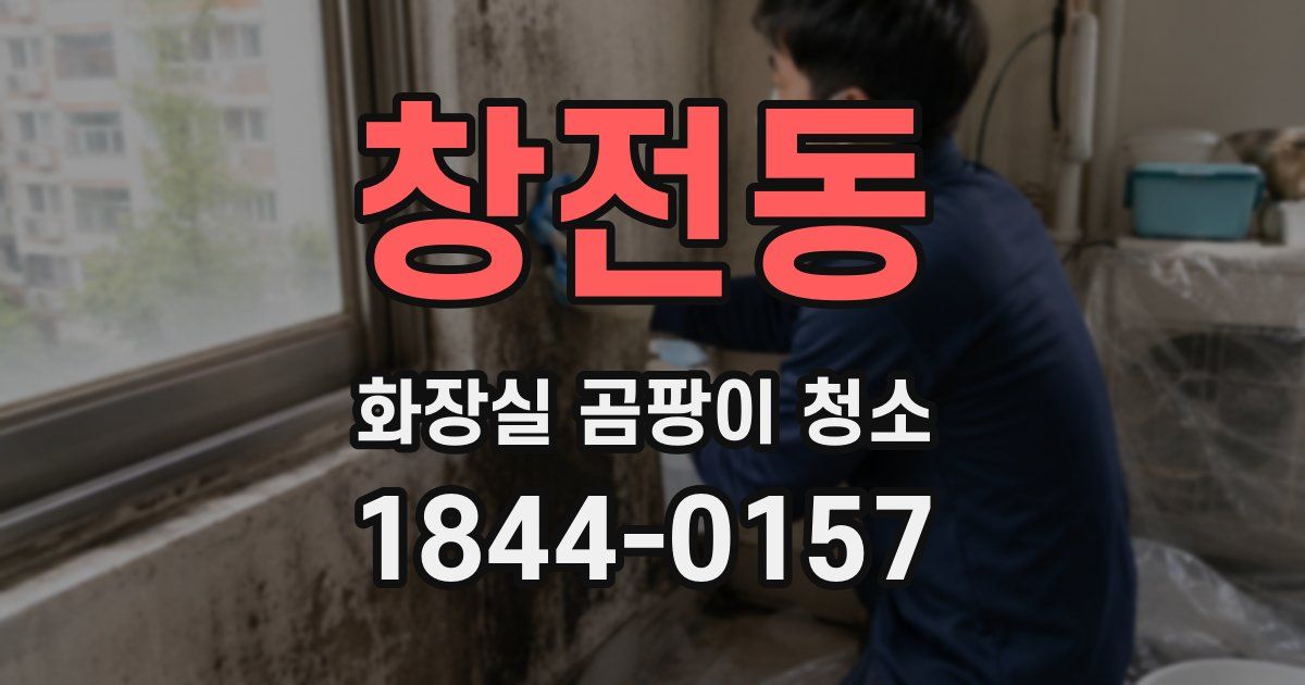 창전동 화장실 곰팡이 청소