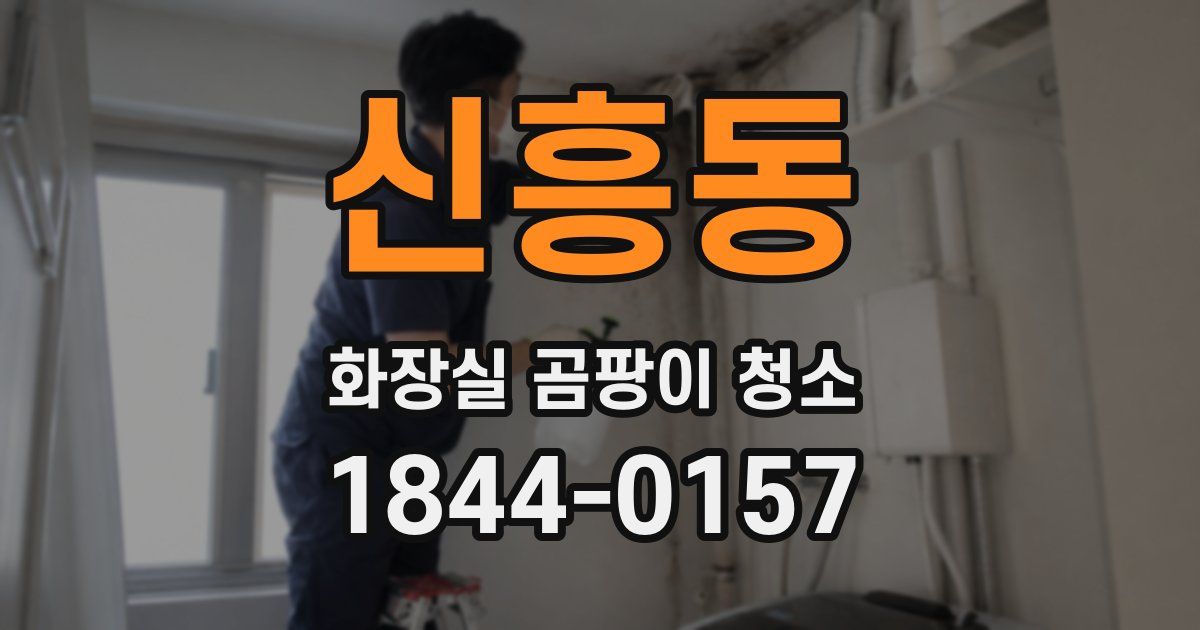 신흥동 화장실 곰팡이 청소