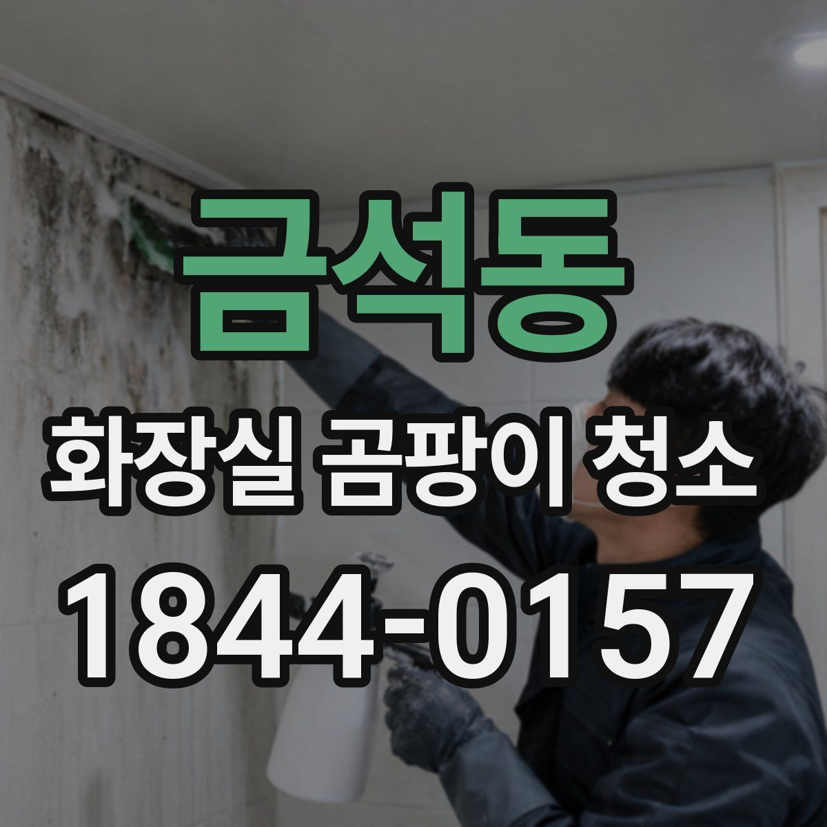 금석동 화장실 곰팡이 청소
