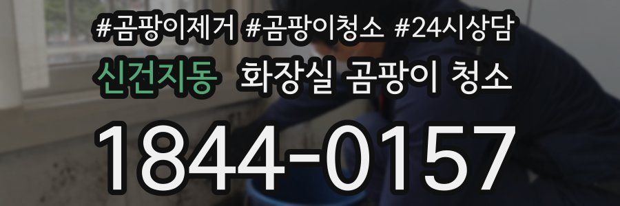 신건지동 화장실 곰팡이 청소