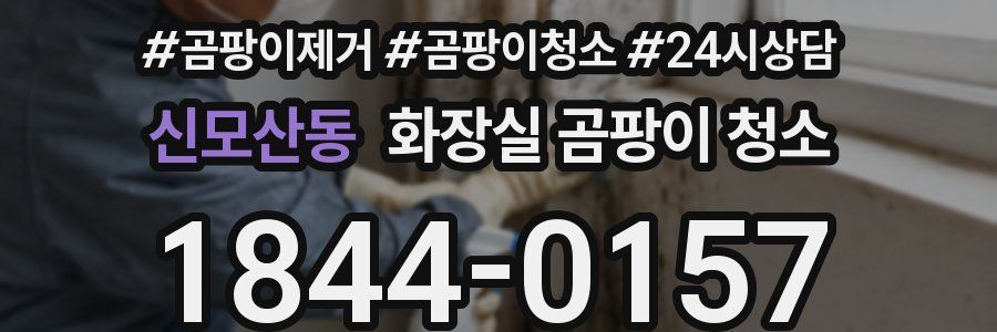 신모산동 화장실 곰팡이 청소