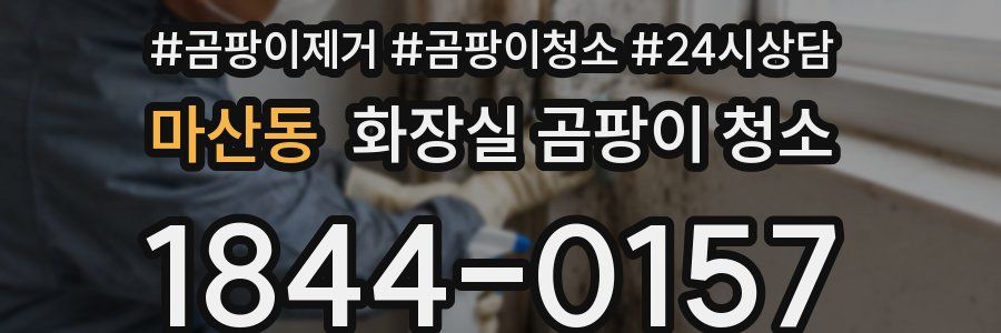 마산동 화장실 곰팡이 청소