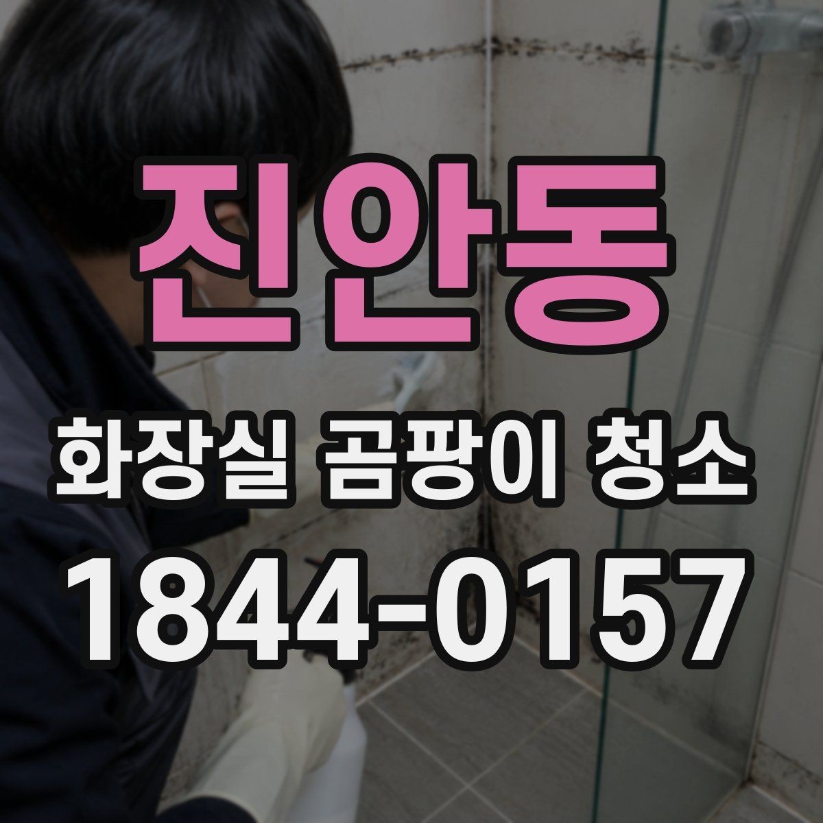 진안동 화장실 곰팡이 청소 표면 손상 적게 하는 준비 과정