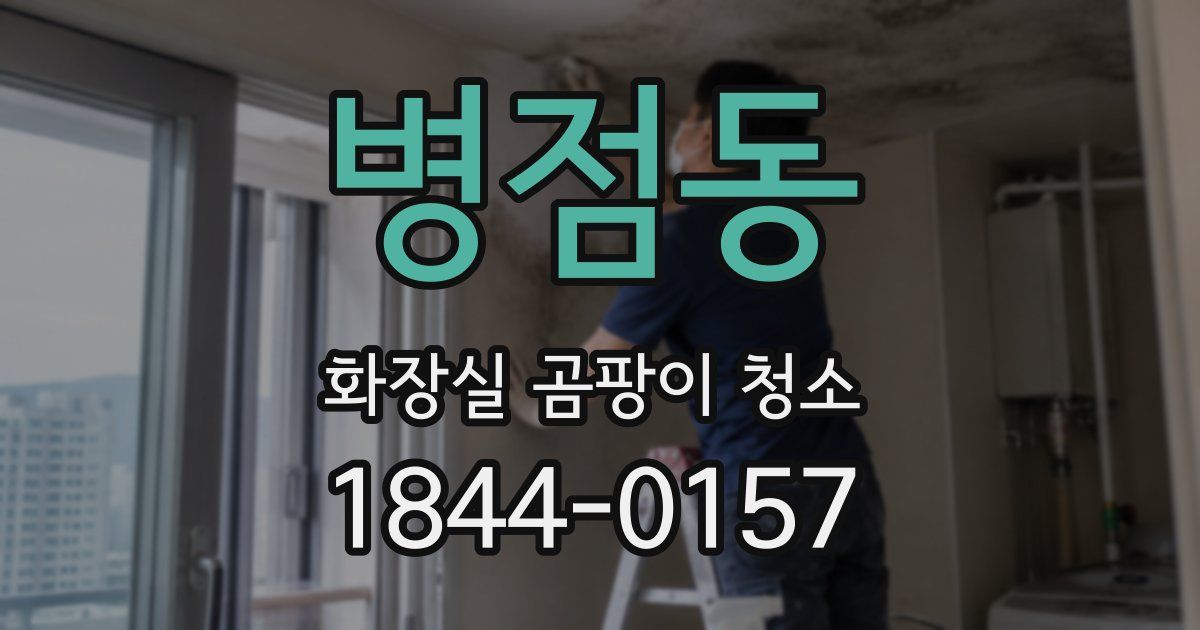 병점동 화장실 곰팡이 청소